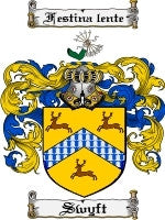 Swyft coat of arms family crest download