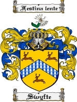 Swyfte coat of arms family crest download