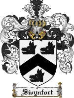 Swynfort coat of arms family crest download