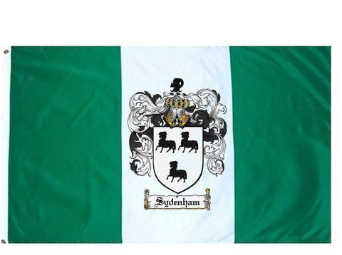 Sydenham family crest coat of arms flag