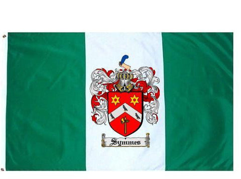 Symmes family crest coat of arms flag