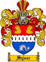 Syner coat of arms family crest download