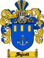 Syrett coat of arms family crest download