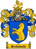 Szakowski coat of arms family crest download