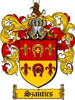 Szantics coat of arms family crest download