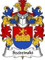 Szedzinski coat of arms family crest download