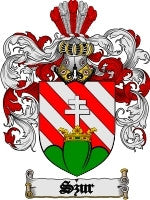 Szur coat of arms family crest download