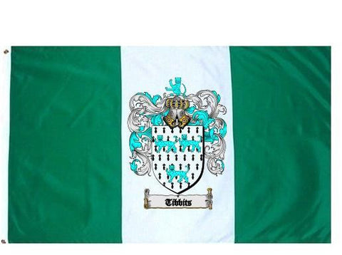 Tabbits family crest coat of arms flag