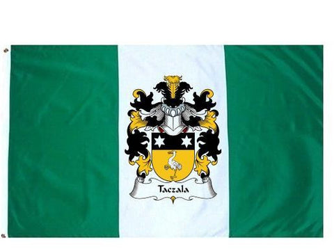 Taczala family crest coat of arms flag