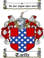 Taeffe coat of arms family crest download