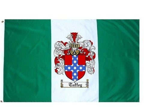 Taffey family crest coat of arms flag