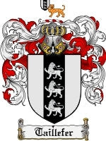 Taillefer coat of arms family crest download
