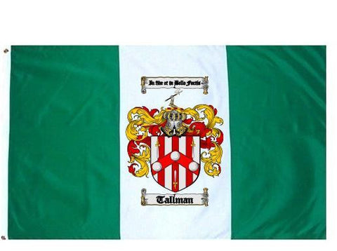 Tallman family crest coat of arms flag