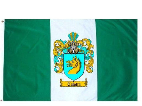 Talotta family crest coat of arms flag
