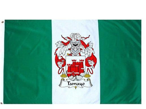 Tamayo family crest coat of arms flag