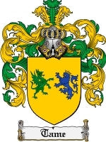 Tame coat of arms family crest download