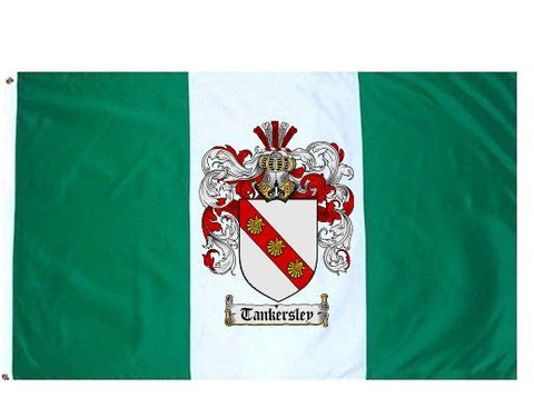 Tankersley family crest coat of arms flag