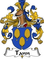 Tann coat of arms family crest download