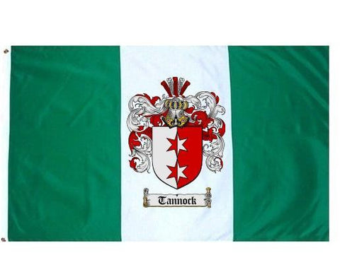 Tannock family crest coat of arms flag