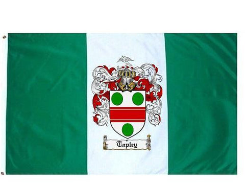 Tapley family crest coat of arms flag