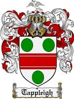 Tappleigh coat of arms family crest download