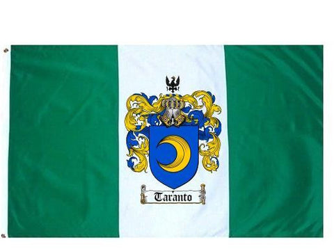 Taranto family crest coat of arms flag