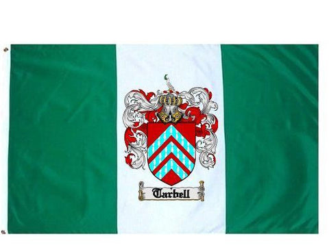 Tarbell family crest coat of arms flag