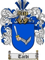 Tardi coat of arms family crest download