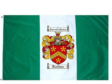 Tarleton family crest coat of arms flag