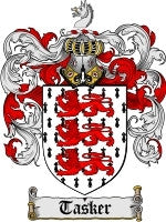 Tasker coat of arms family crest download