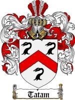 Tatam coat of arms family crest download