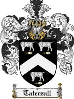 Tatersall coat of arms family crest download