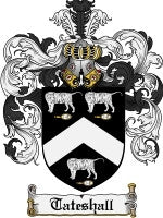 Tateshall coat of arms family crest download
