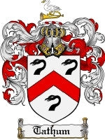 Tathum coat of arms family crest download