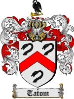 Tatom coat of arms family crest download