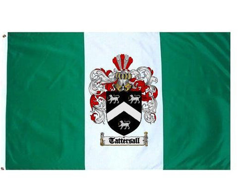 Tattersall family crest coat of arms flag