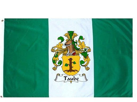 Taube family crest coat of arms flag