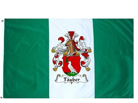 Tauber family crest coat of arms flag
