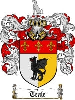 Teale coat of arms family crest download