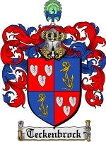 Teckenbrock coat of arms family crest download