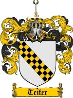 Teifer coat of arms family crest download