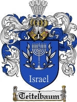 Teitelbaum coat of arms family crest download