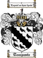 Tempeste coat of arms family crest download