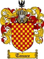 Tenace coat of arms family crest download