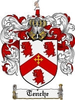 Tenche coat of arms family crest download