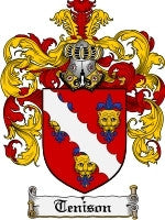 Tenison coat of arms family crest download