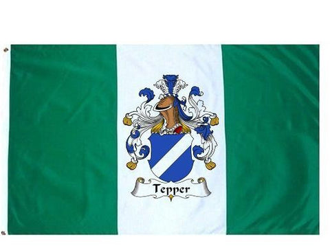 Tepper family crest coat of arms flag