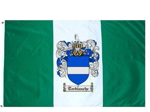 Terblanche family crest coat of arms flag