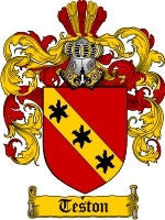 Teston coat of arms family crest download