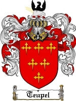 Teupel coat of arms family crest download